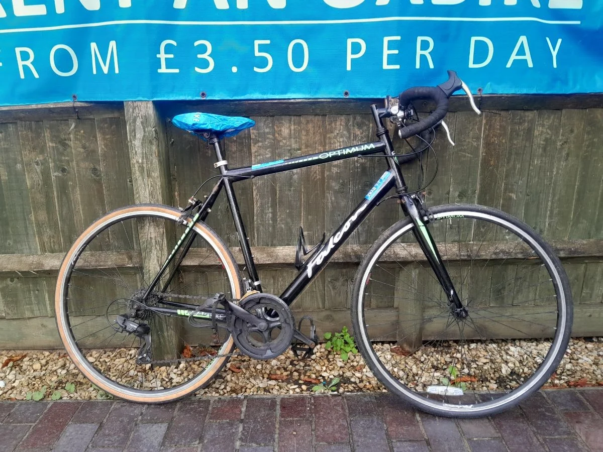 Falcon Optimum Black & Green Refurbished Bicycle - 28 inch