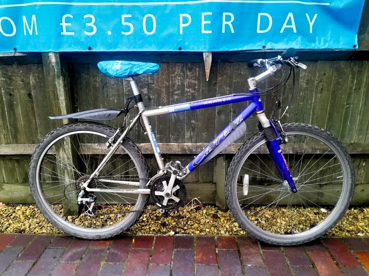 Carrera Kraken Silver & Blue Refurbished Bicycle - 26 inch