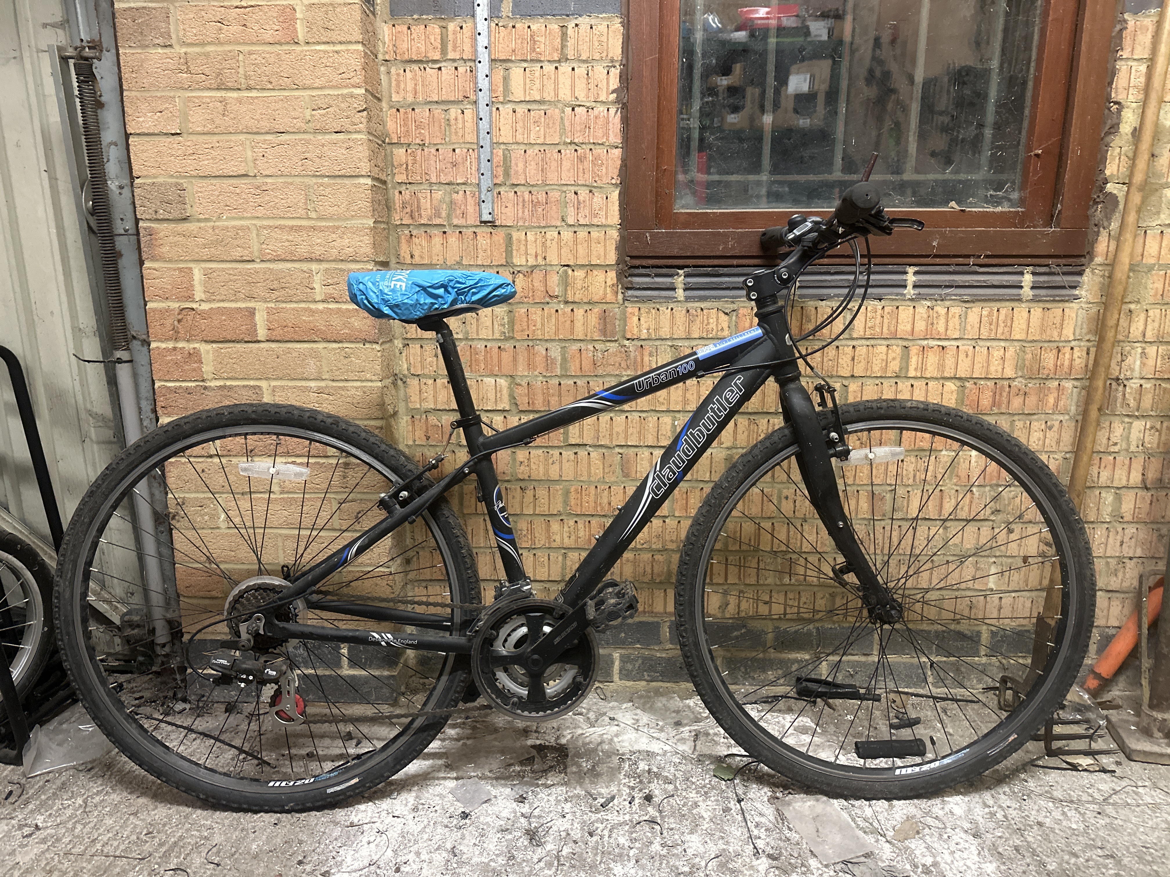 Claud Butler Urban 100 Black Refurbished Bicycle - 28 inch