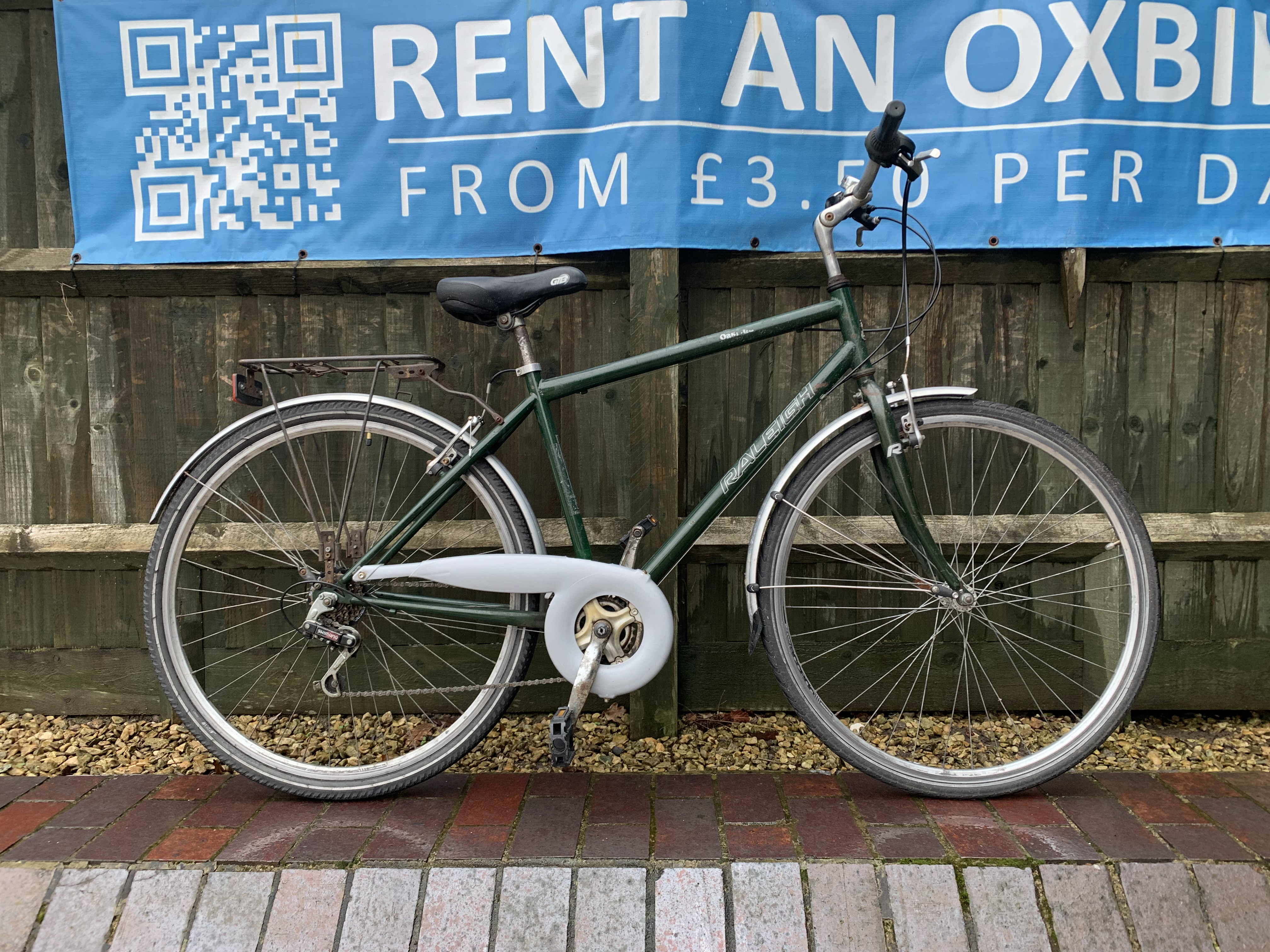 Raleigh Oakland Green Refurbished Bicycle - 28 inch