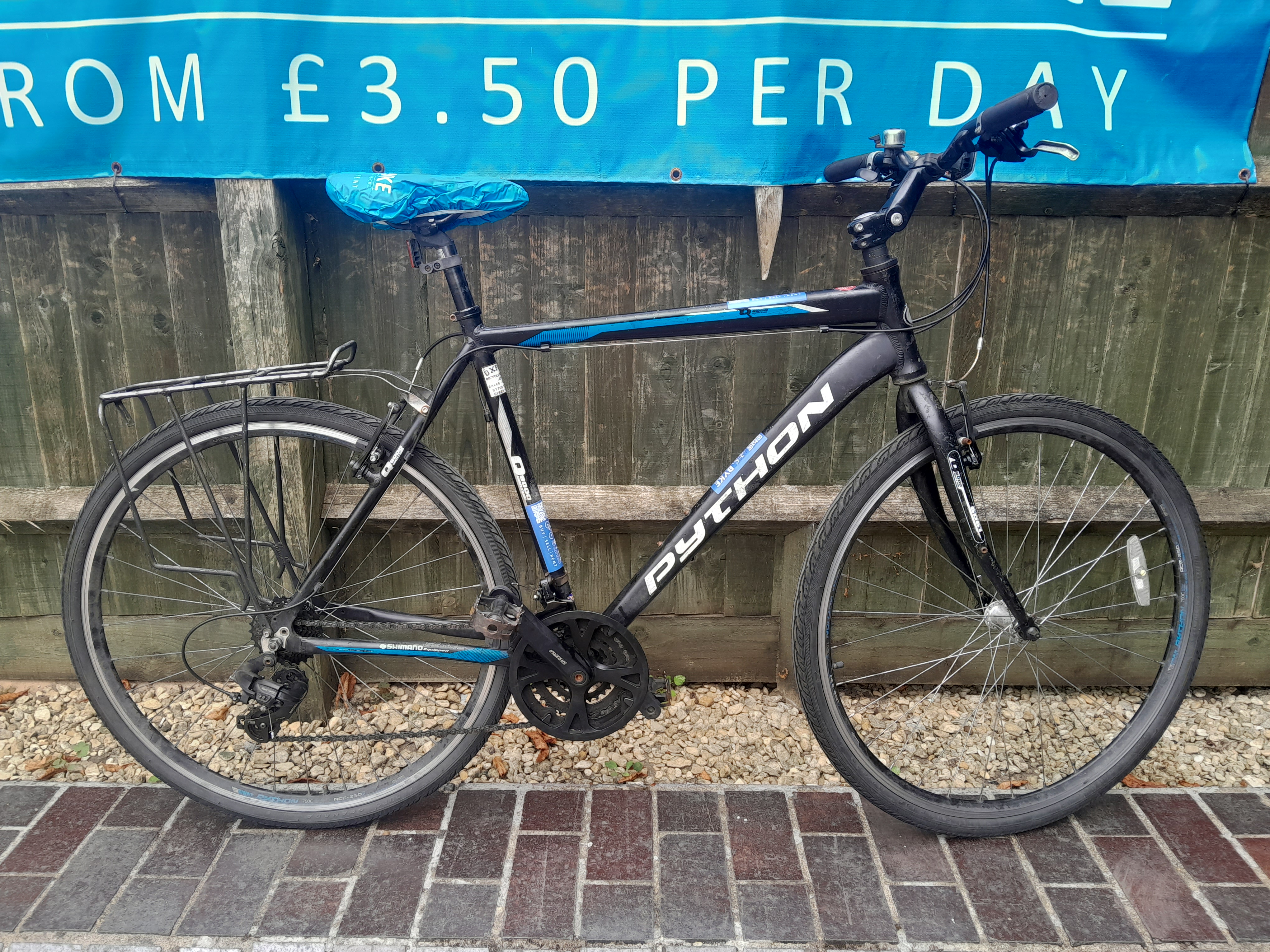 Python Quantum 8000 Black Refurbished Bicycle - 28 inch