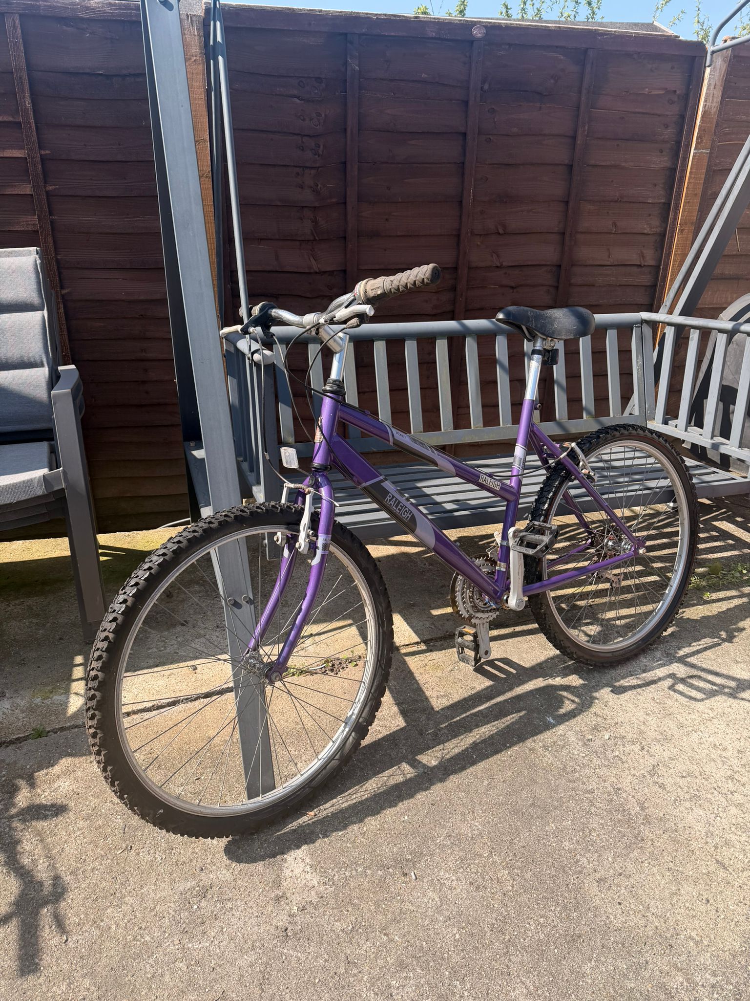 Raleigh Vixen 10001269 Purple Refurbished Bicycle - 26 inch
